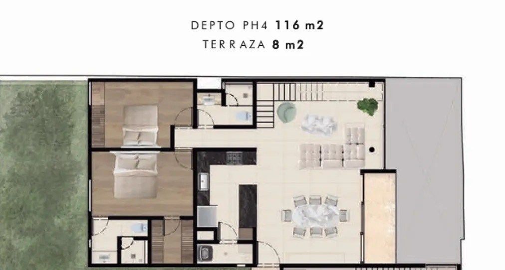 Apartamento em Narvarte Poniente, Benito Juárez, foto 5 de 8
