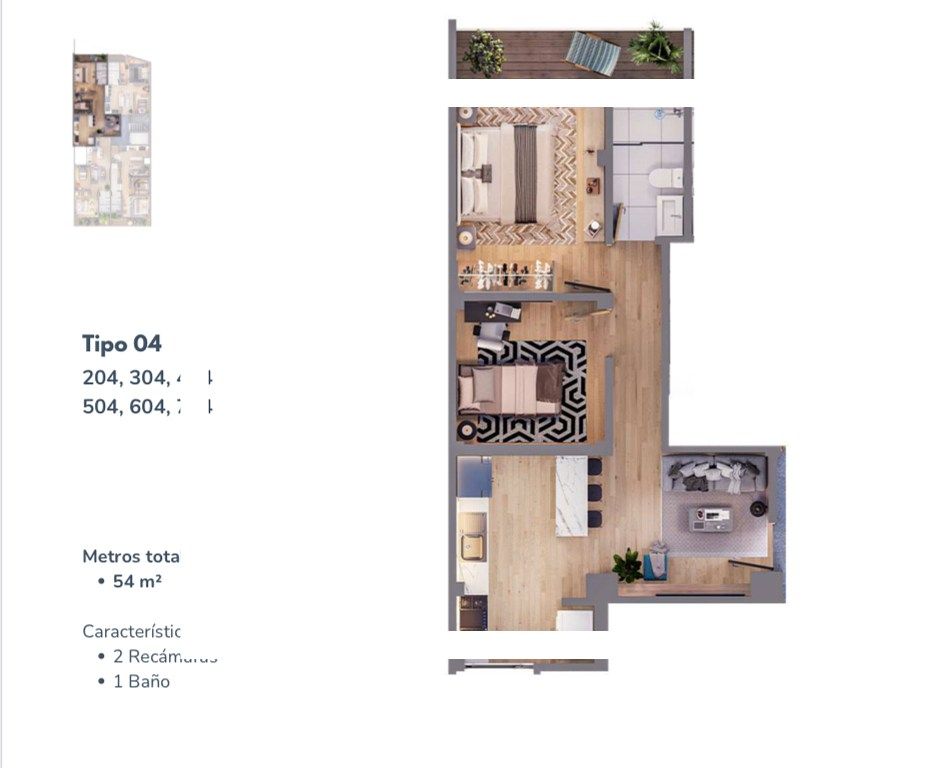 Apartamento em Roma Sur, Cuauhtémoc, foto 8 de 8