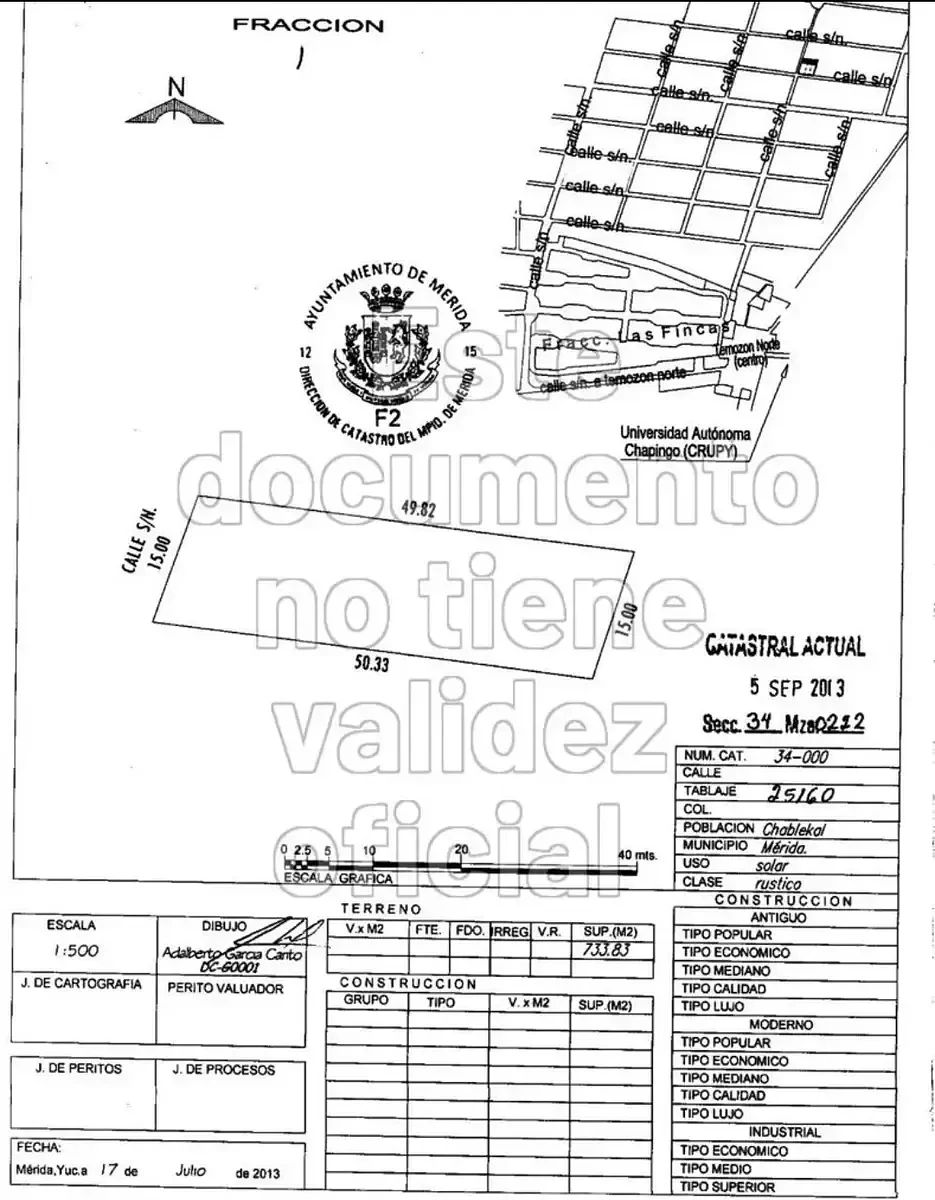 TERRENO RESIDENCIAL EN VENTA A MEDIA CUADRA DE LA AV. PRINCIPAL | TEMOZÓN NORTE - foto 3