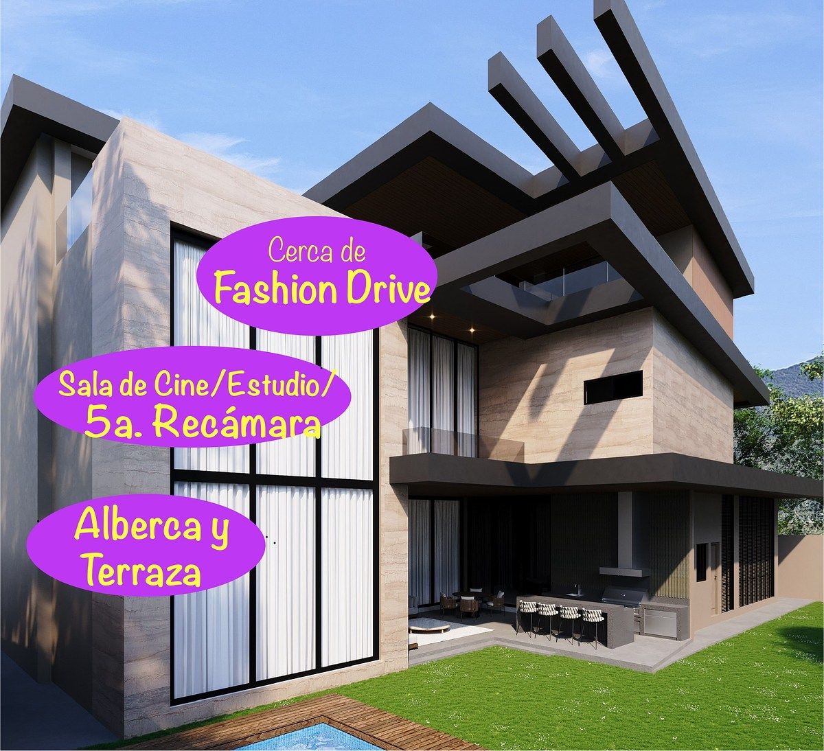 CASA EN VENTA EN SAN PEDRO, MTY, NL. - Alberca, Terraza, Rooftop, foto 1 de 9