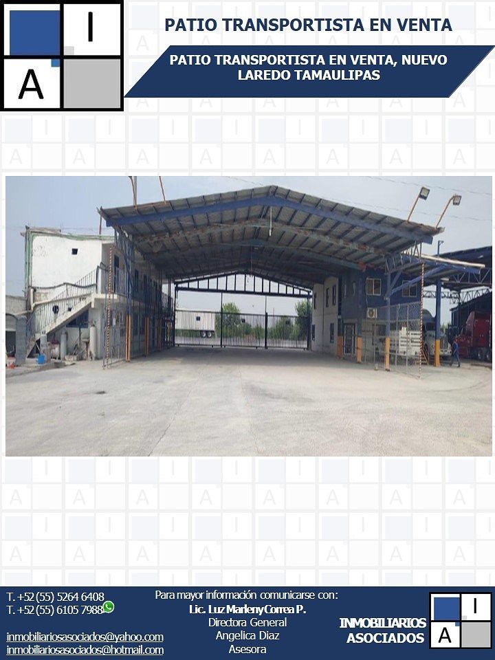 ¡PATIO TRANSPORTISTA EN VENTA! NUEVO LAREDO, TAMAULIPAS, foto 1 de 10