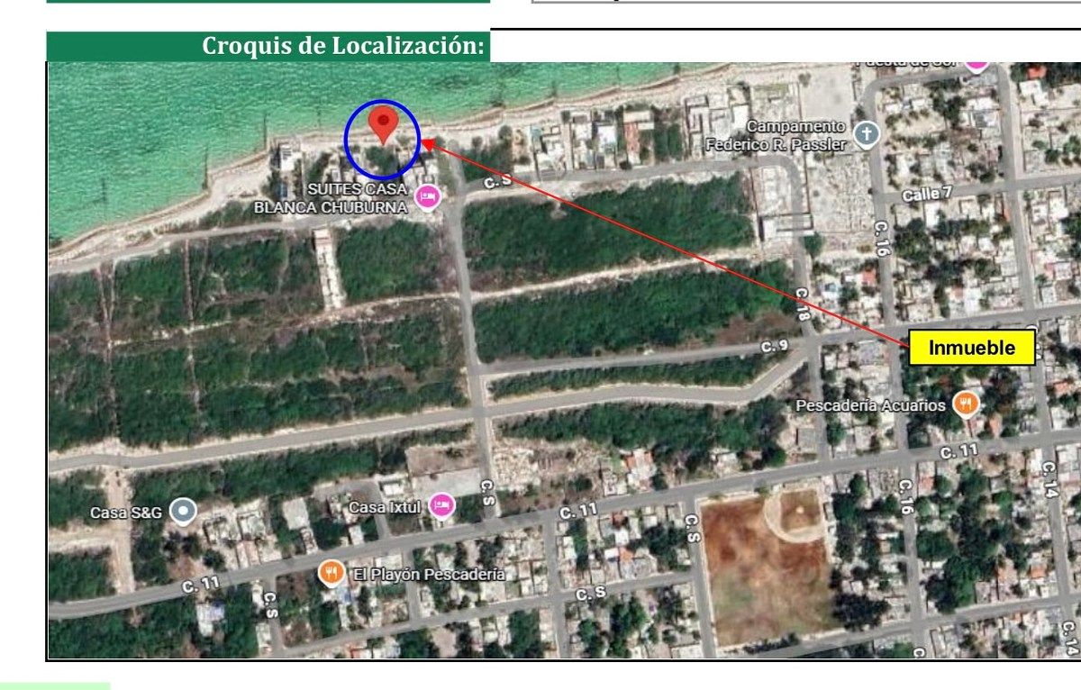 EN VENTA TERRENO FRENTE AL MAR EN CHUBURNÁ PUERTO PROGRESO YUCATÁN - foto 2