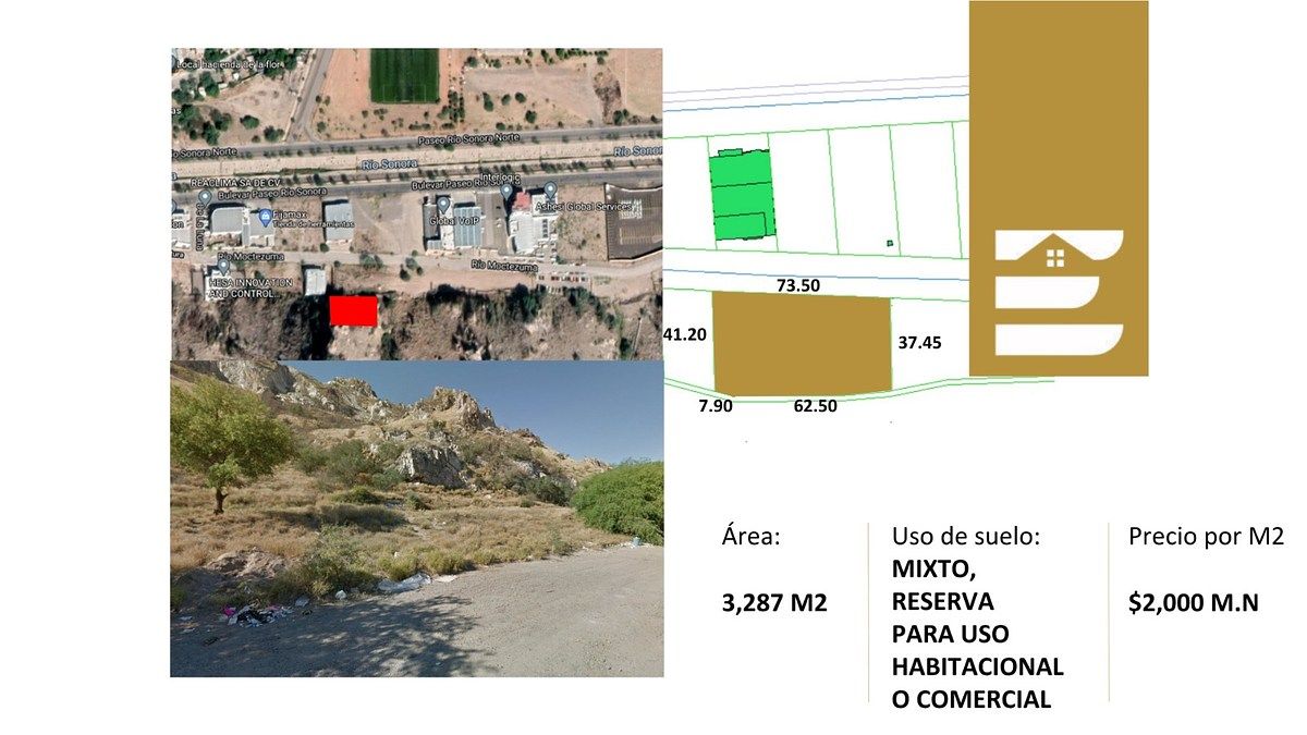 🚨🏗️ TERRENO EN VENTA DE 3,287 m² | USO DE SUELO MIXTO | PROYECTO RÍO SONORA |, foto 1 de 1