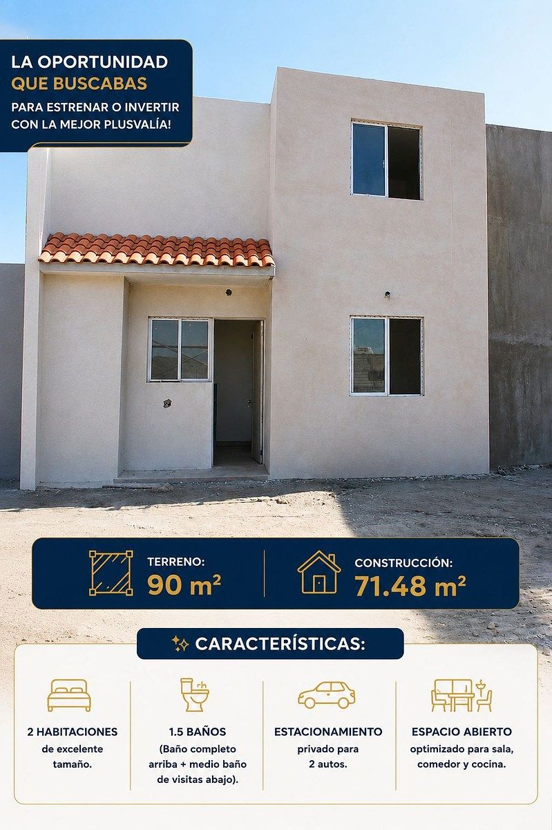 Casa en venta en colonia Aztan, Rosarito, foto 1 de 8