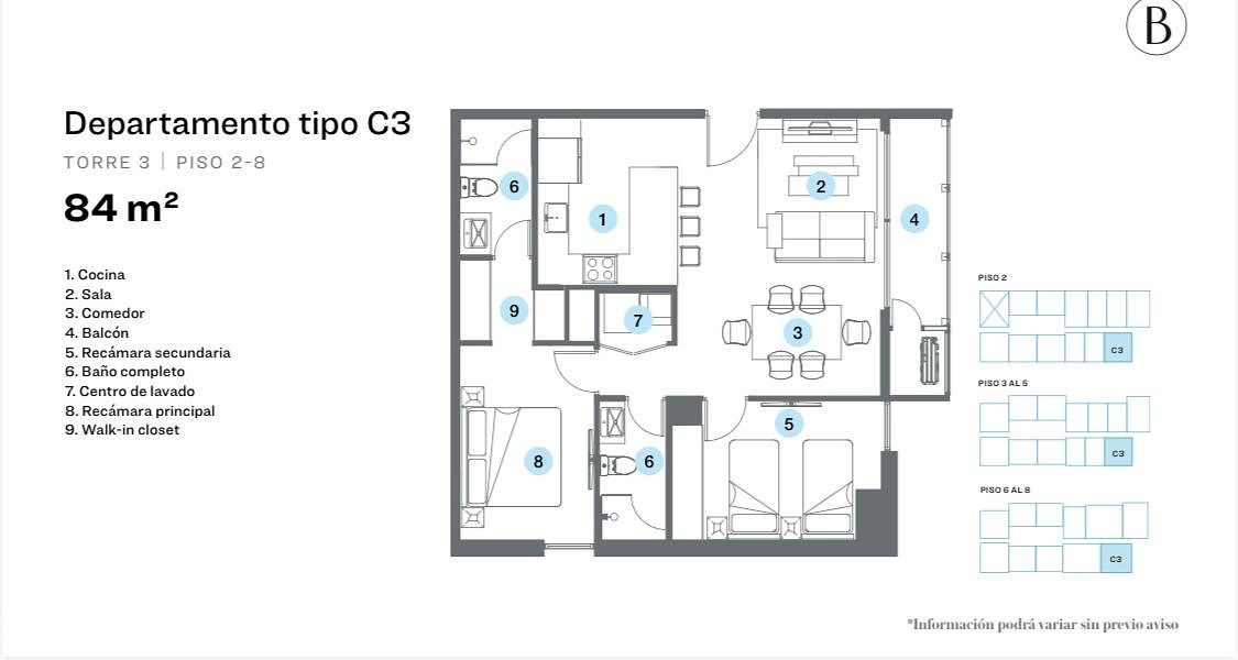 Apartamento em Del Paseo Residencial, Monterrey, foto 2 de 17