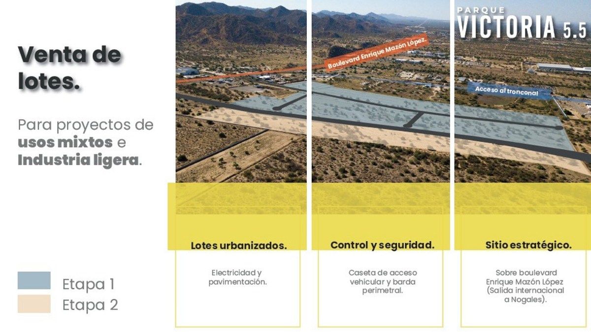 Terreno industrial en Parque Industrial, Hermosillo, foto 4 de 7