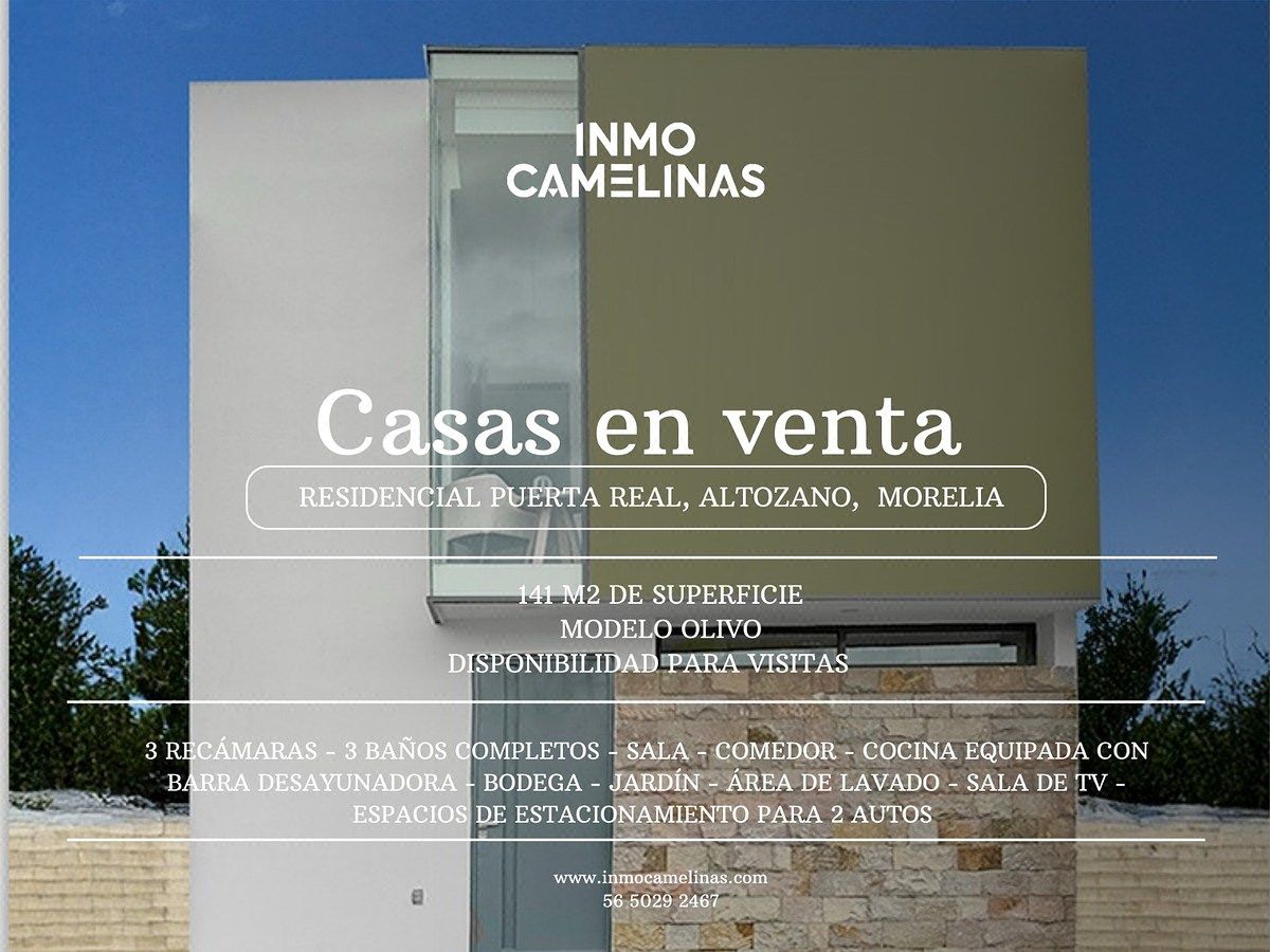 ¡CASAS EN VENTA! 📍PUERTA REAL, ALTOZANO, MORELIA, MICHOACÁN, foto 1 de 20