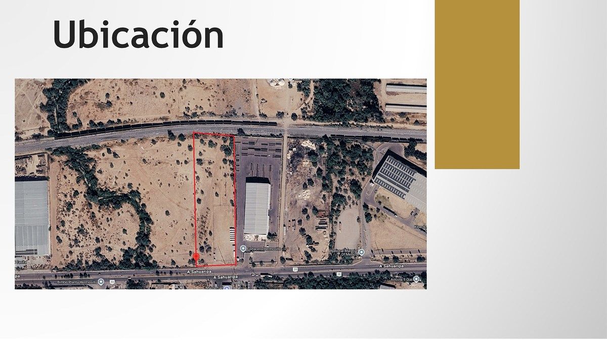📍 TERRENO EN VENTA EN PARQUE INDUSTRIAL SOBRE CARRETERA A SAHUARIPA EN HERMOSIL, foto 1 de 3