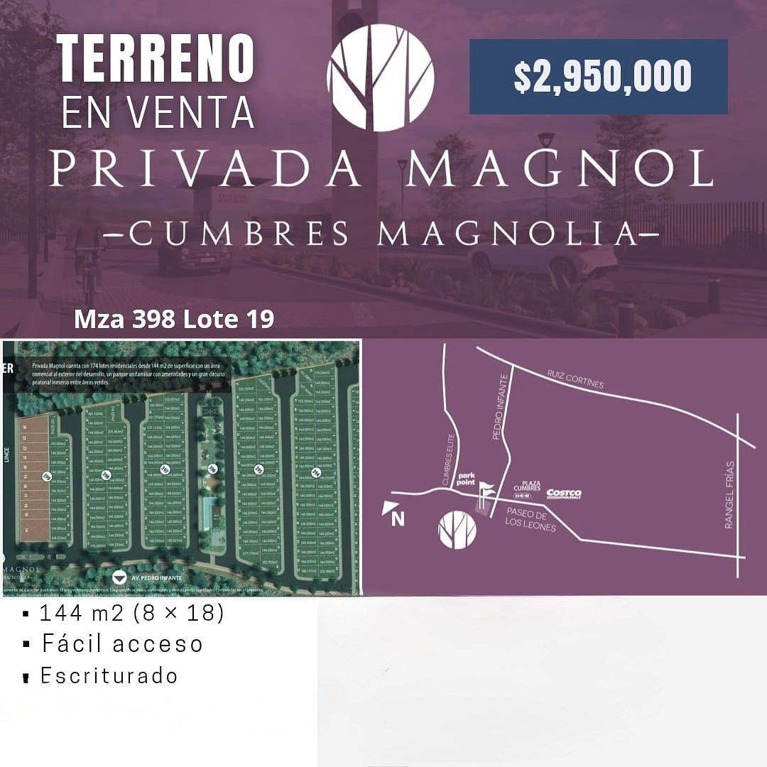 Lot in Cumbres Magnolia, Monterrey, photo 5 of 7