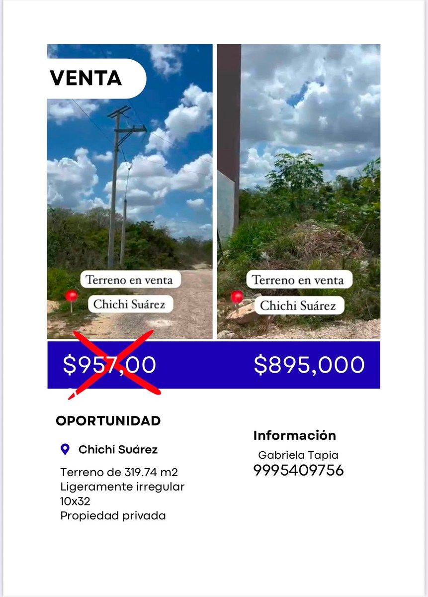 Terreno en Chichi Suárez, Mérida, foto 3 de 3