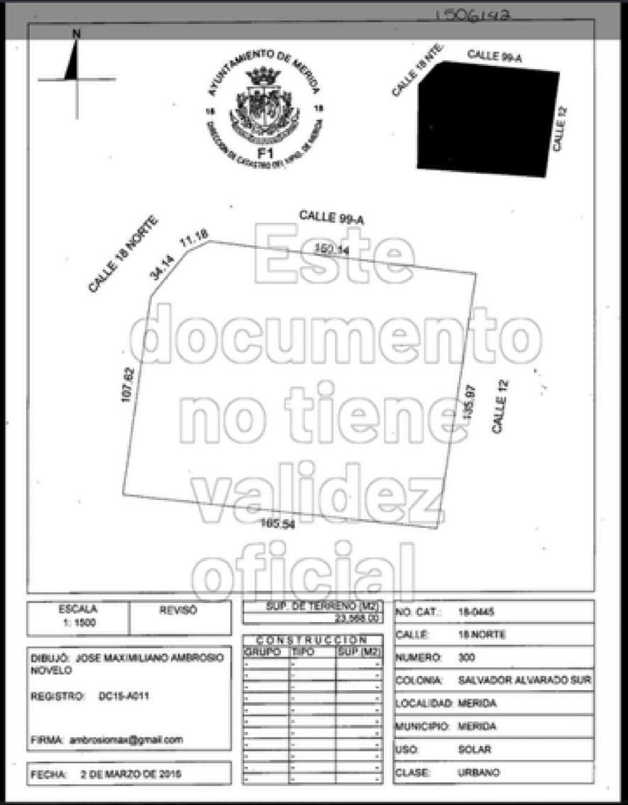 Lote comercial em Salvador Alvarado Sur, Mérida, foto 9 de 9