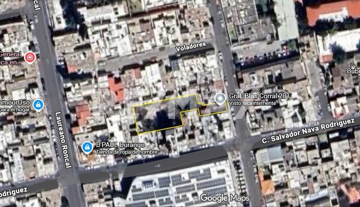 Venta Amplio Terreno Zona Centro Calle Blas Corral
