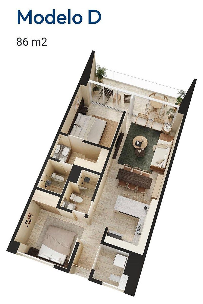 Apartamento em Bucerías, Bahía de Banderas, foto 8 de 35
