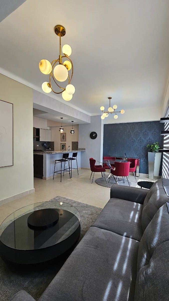 Vendo apartamento amueblado 2 habitaciones en Evaristo Morales Santo Domingo D., foto 1 de 16