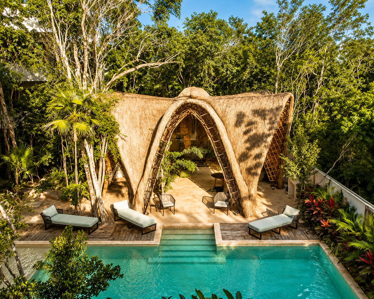Condominio de lujo de 2 recámaras con alberca privada en Holistika, Tulum 143m2, foto 1 de 8