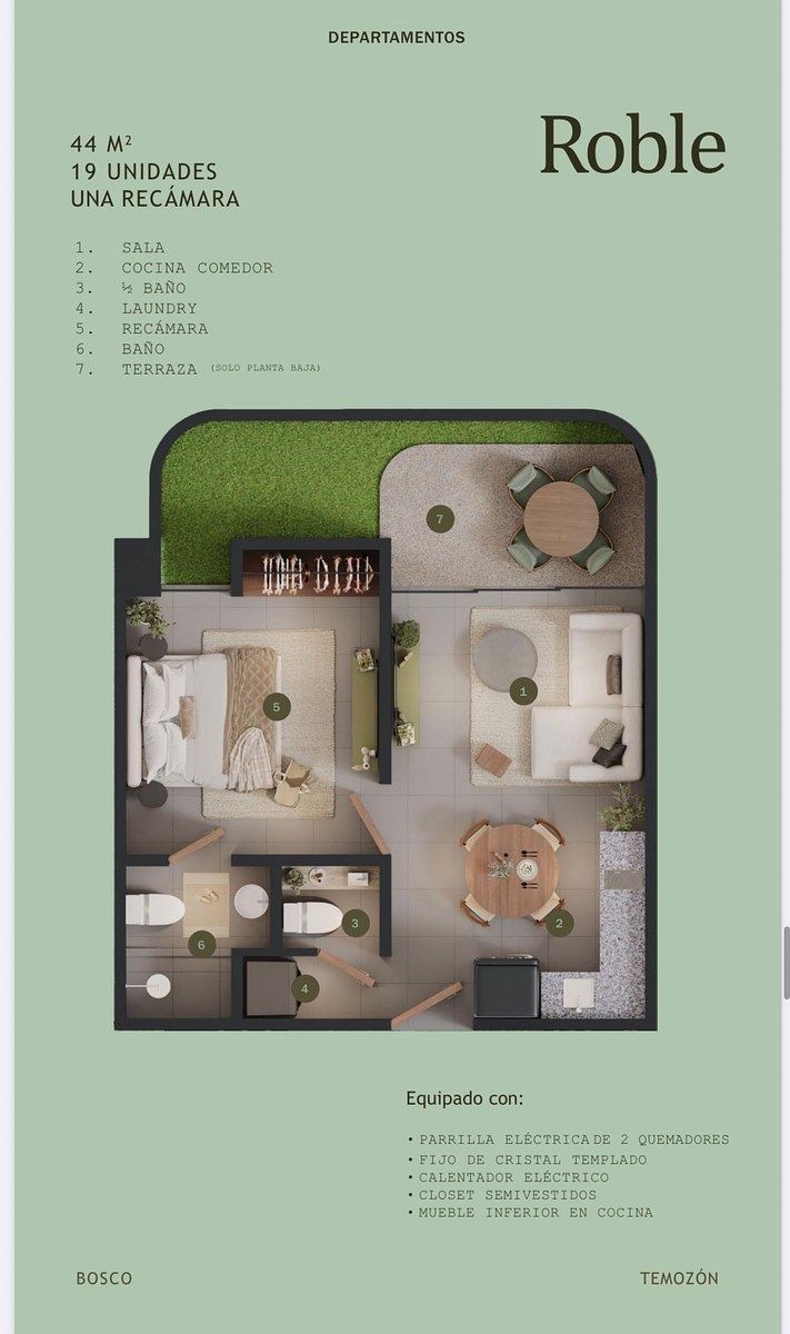 Departamento en Temozón Norte, Mérida, foto 11 de 15