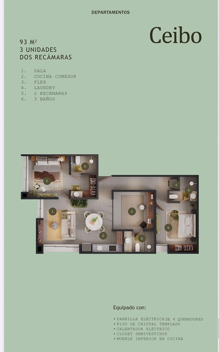 Departamento en Temozón Norte, Mérida, foto 15 de 15