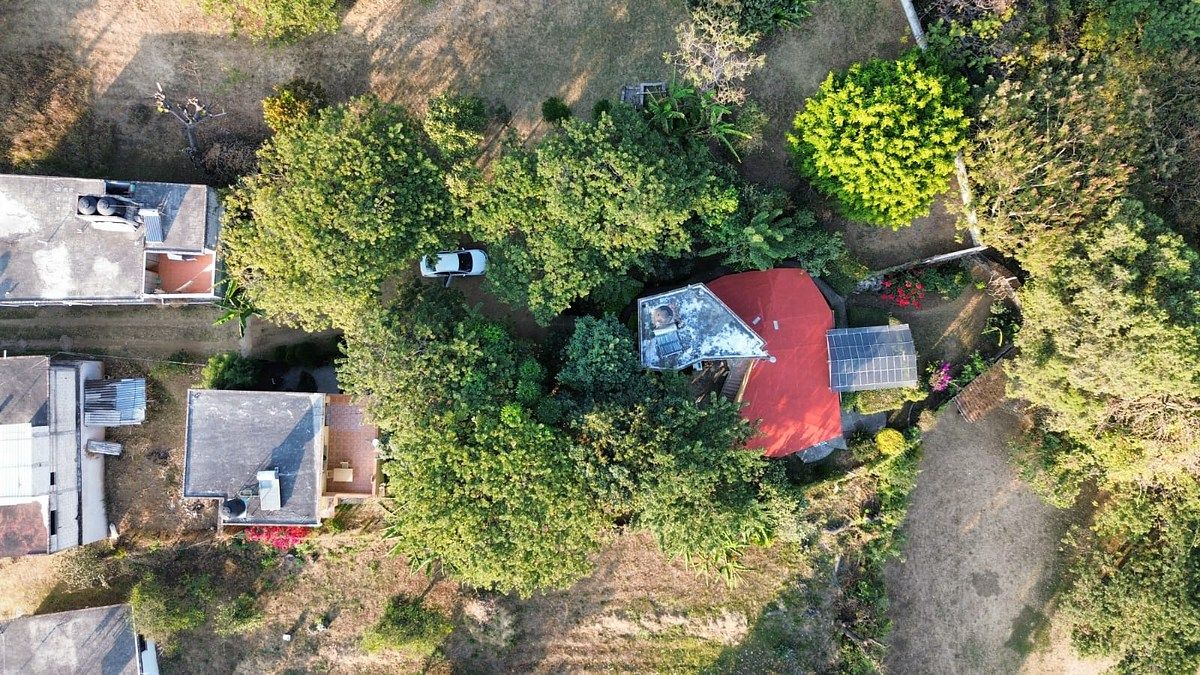 Vista aérea de la casa., foto 3 de 16
