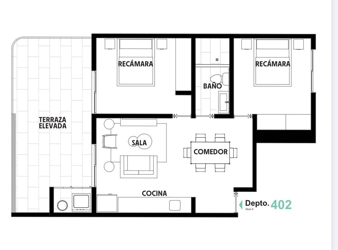 Apartamento em San Rafael, Cuauhtémoc, foto 24 de 24