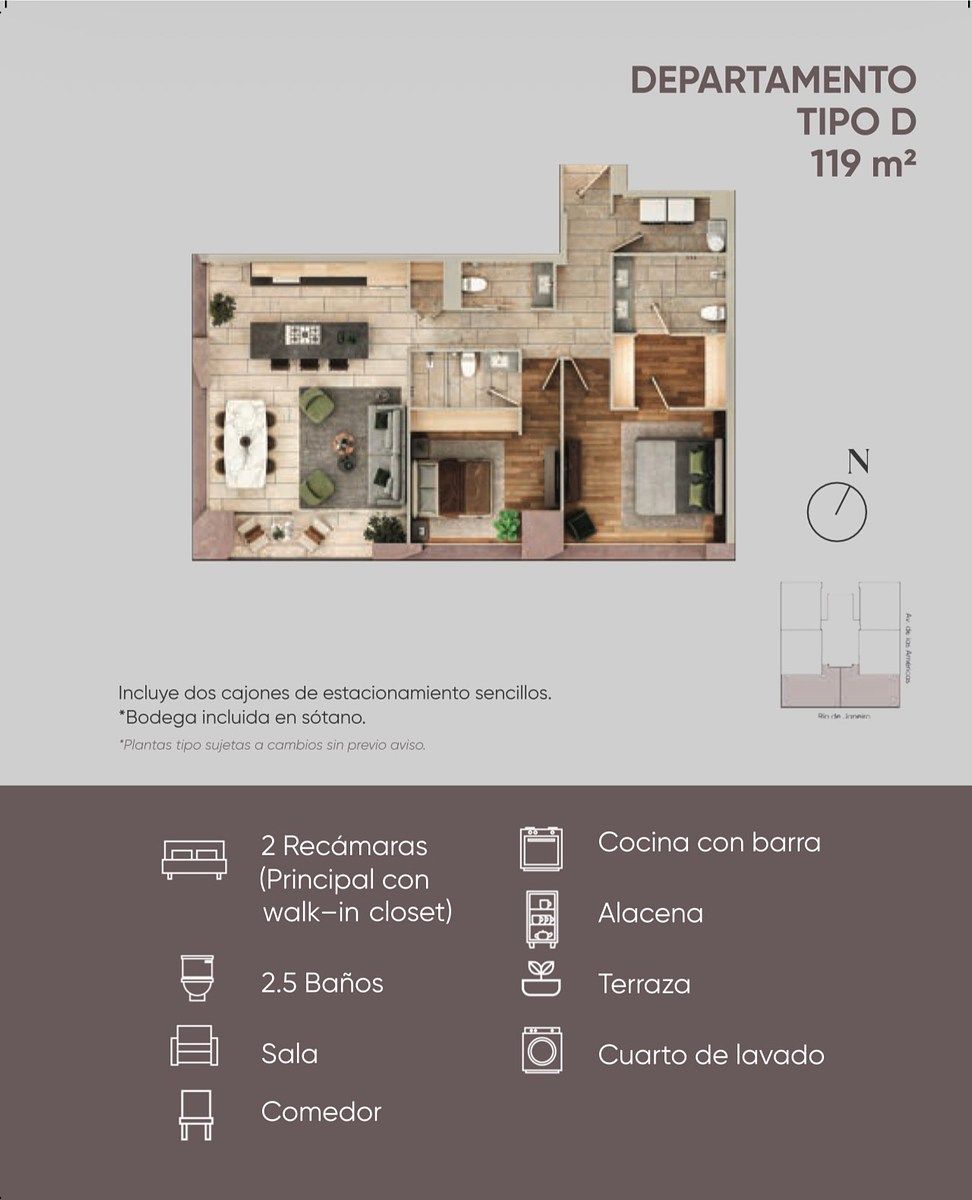 Apartment in Colomos Providencia, Guadalajara, photo 2 of 19