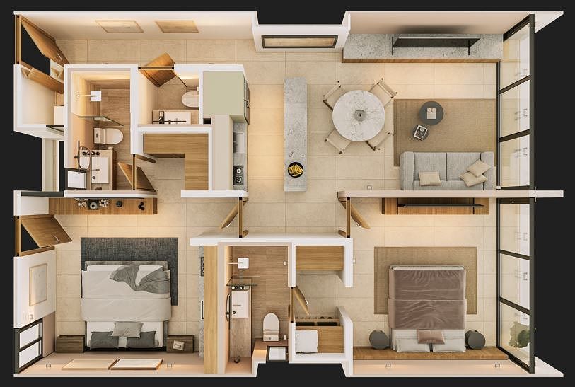 Apartamento em Temozón Norte, Mérida, foto 2 de 12