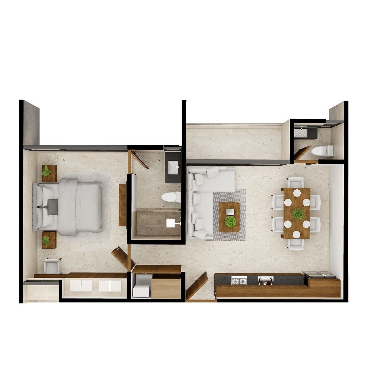 Departamento en Montes de Ame, Mérida, foto 4 de 15