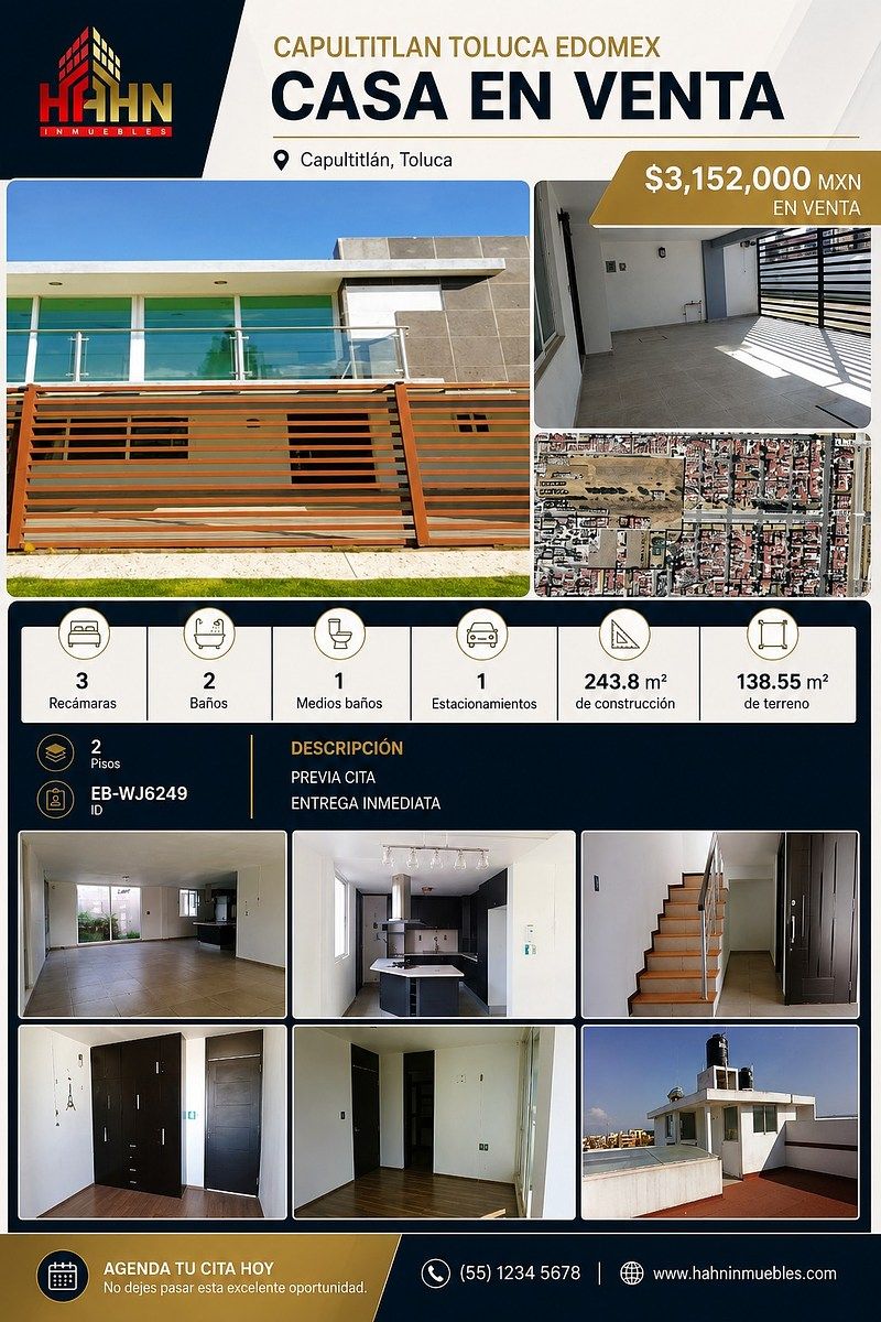House in Capultitlán, Toluca, photo 2 of 22