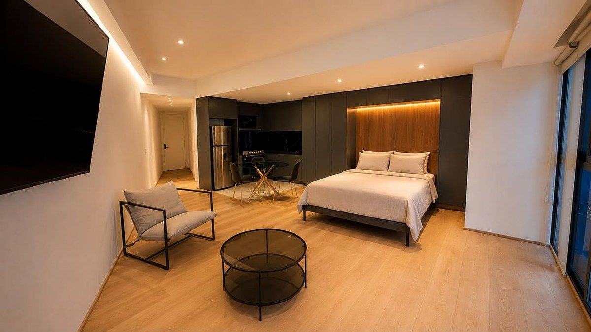 Loft amueblado en renta, Icon Roma, Roma Norte, Cuauhtémoc, CDMX, foto 1 de 10