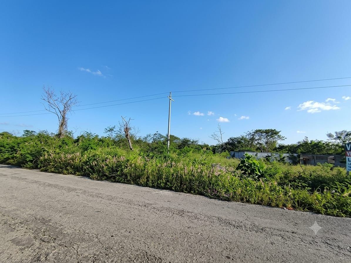 YAXKUKUL, TERRENO EN VENTA SOBRE CARRETERA, CONKAL, YUCATÁN, foto 1 de 7