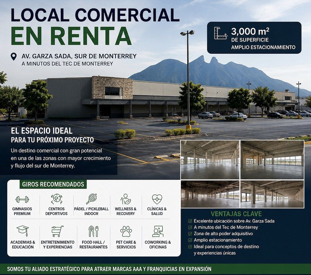 Local comercial en renta en Sur de Monterrey, foto 1 de 13