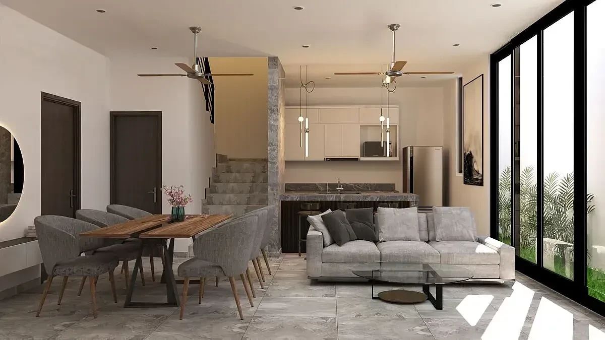 EN VENTA TOWNHOUSE DE DOS RECÁMARAS EN ZOÉ, CHOLUL - foto 3