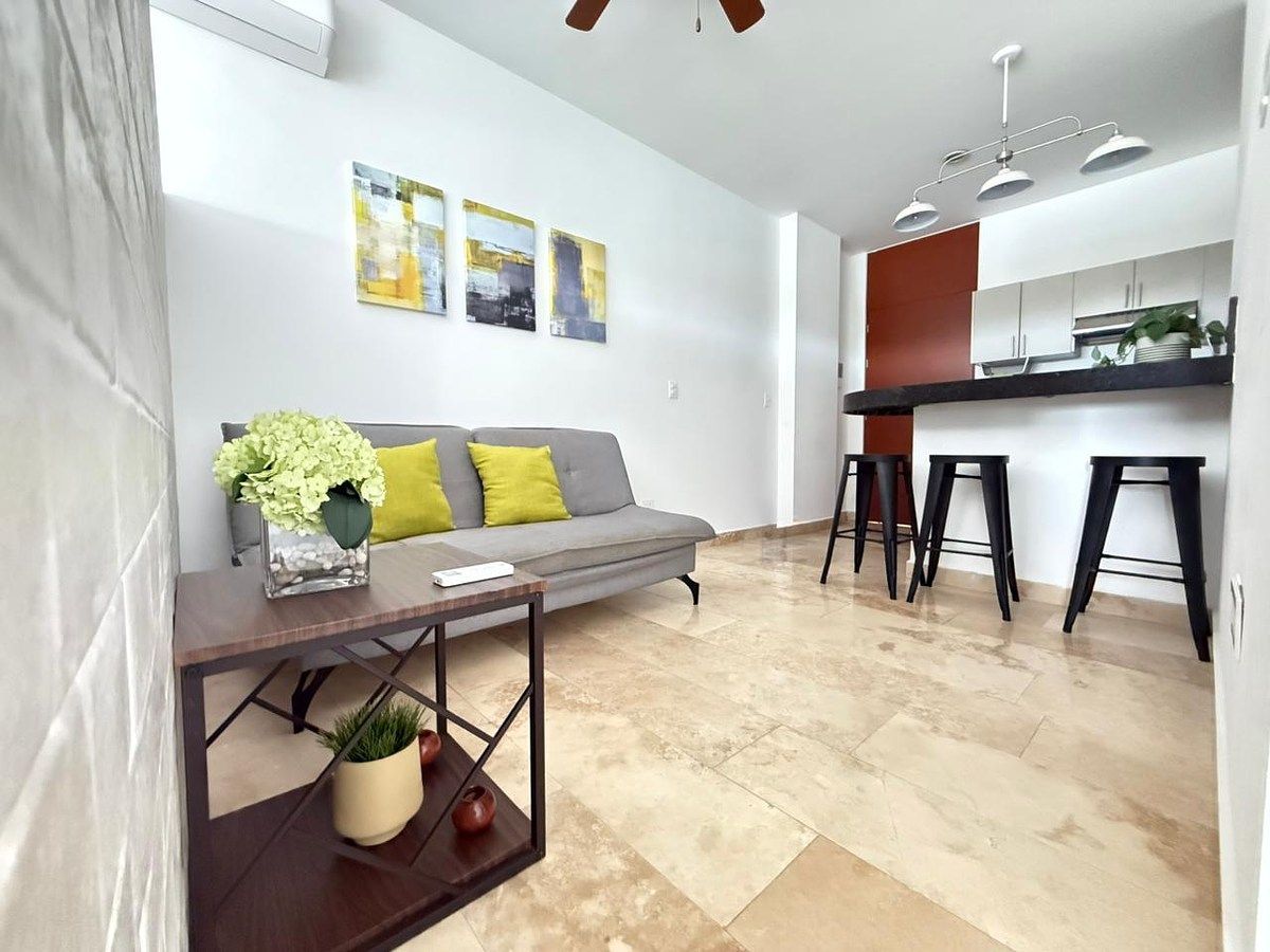 Departamento amueblado tipo estudio en venta al norte de la ciudad de Mérida