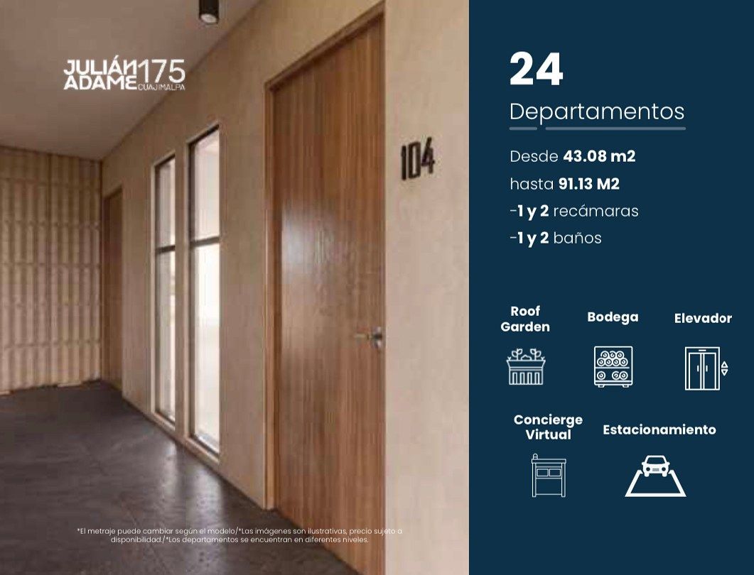 Apartamento em San José de los Cedros, Cuajimalpa de Morelos, foto 14 de 34