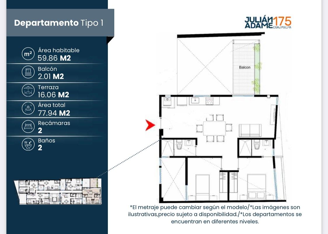 Apartamento em San José de los Cedros, Cuajimalpa de Morelos, foto 16 de 34