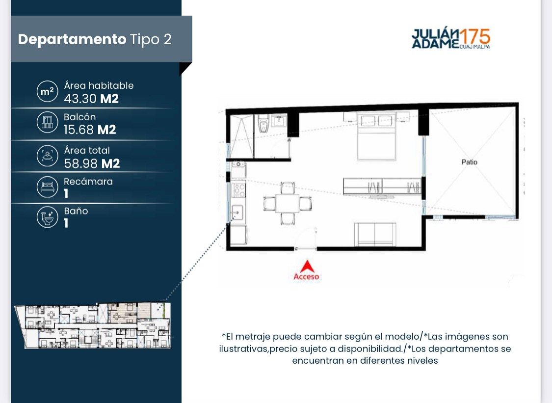 Apartamento em San José de los Cedros, Cuajimalpa de Morelos, foto 17 de 34