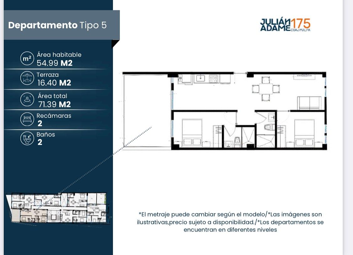 Apartamento em San José de los Cedros, Cuajimalpa de Morelos, foto 19 de 34