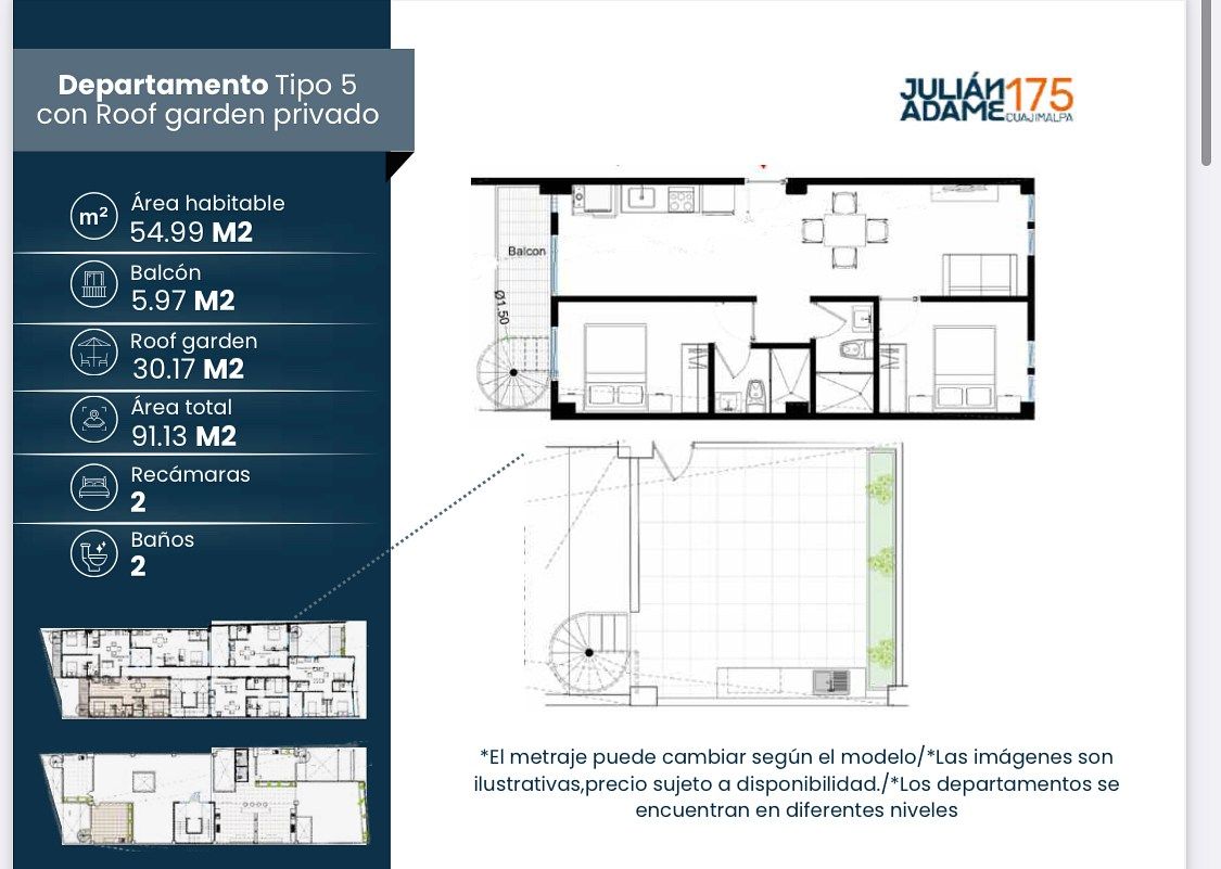 Apartamento em San José de los Cedros, Cuajimalpa de Morelos, foto 24 de 34