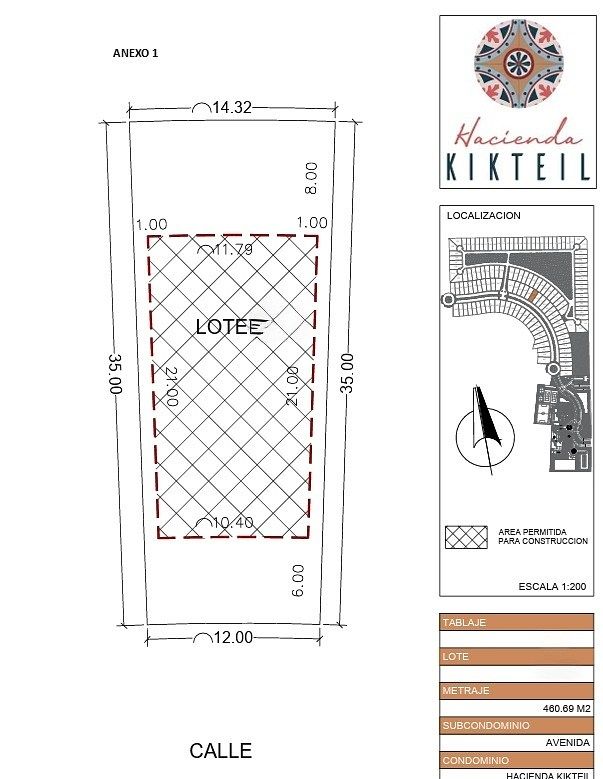Lote em Kikteil, Mérida, foto 8 de 8