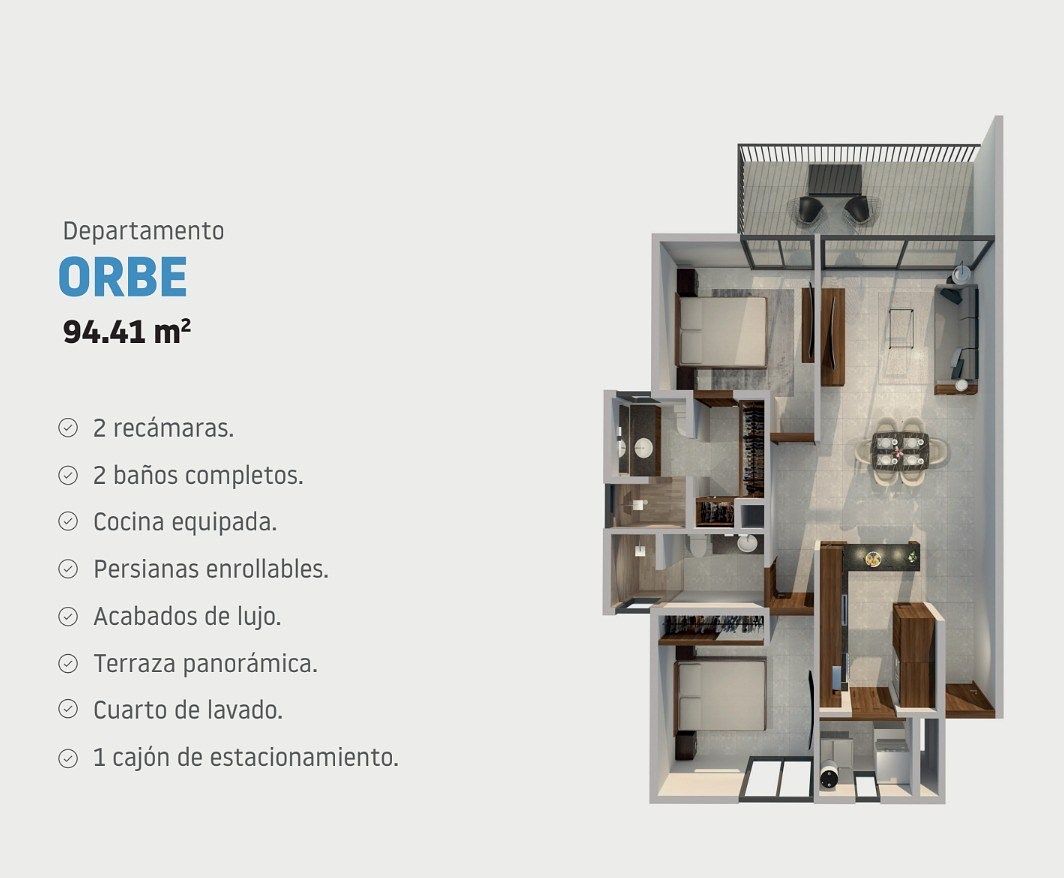 Apartamento em Paisajes del Tesoro, Tlaquepaque, foto 8 de 9