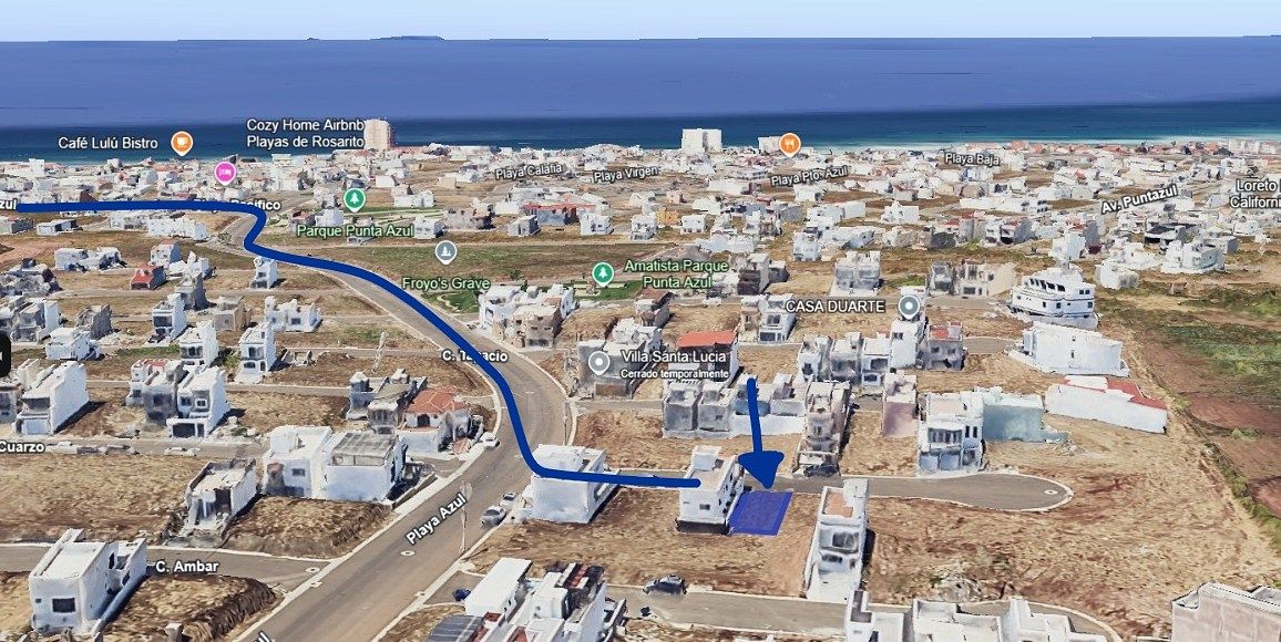Lot in Punta Azul, Playas de Rosarito, photo 2 of 2