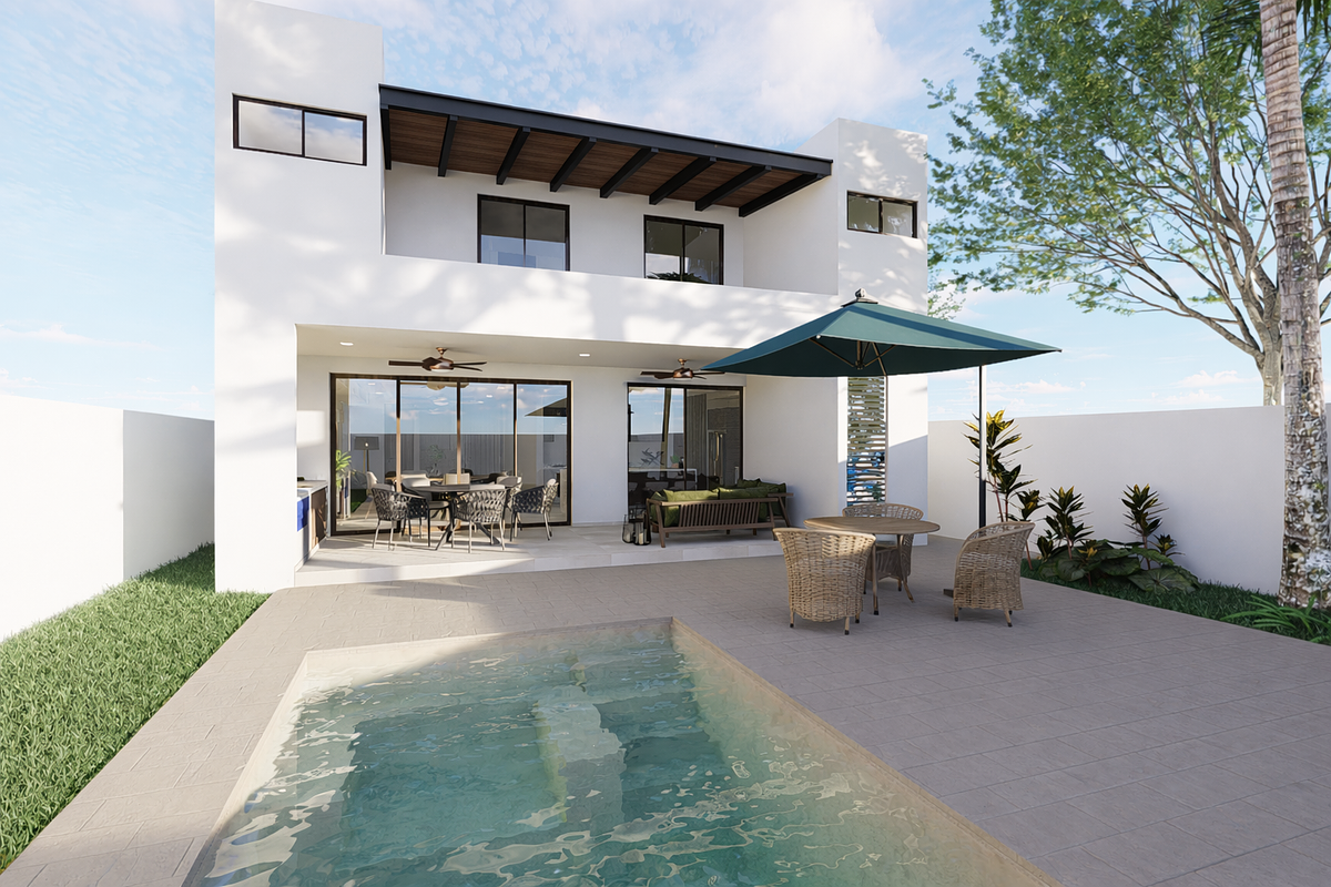 House in Gated Community in Tamanché, Mérida, photo 3 of 18