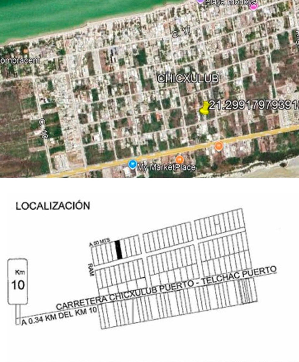 Lote em Chicxulub Puerto, Progreso, foto 2 de 4