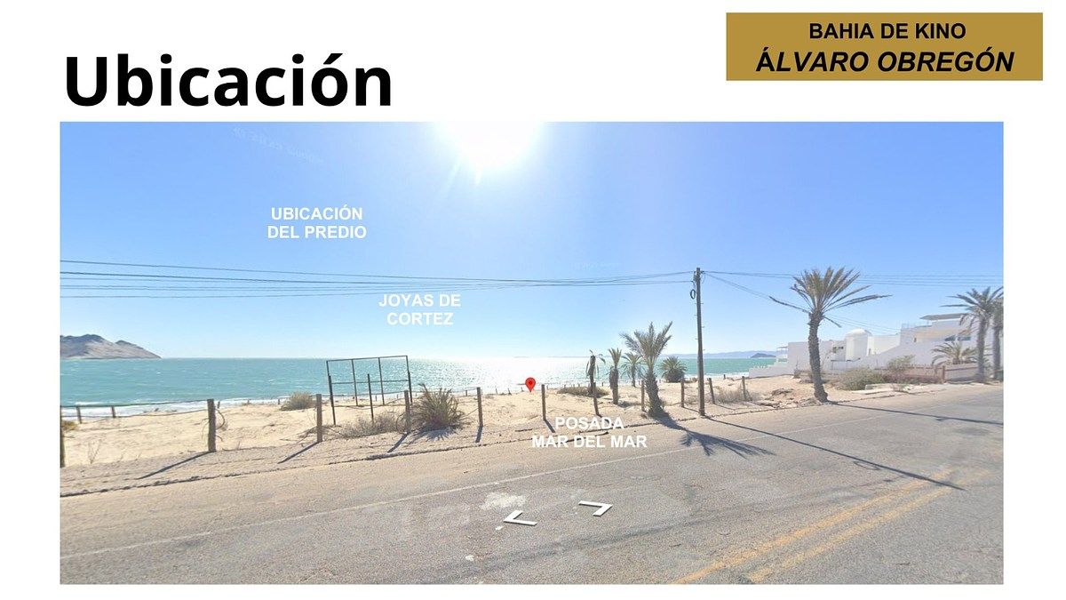 📍 Terreno en venta a pie de playa en Bahía de Kino, Sonora, foto 1 de 3