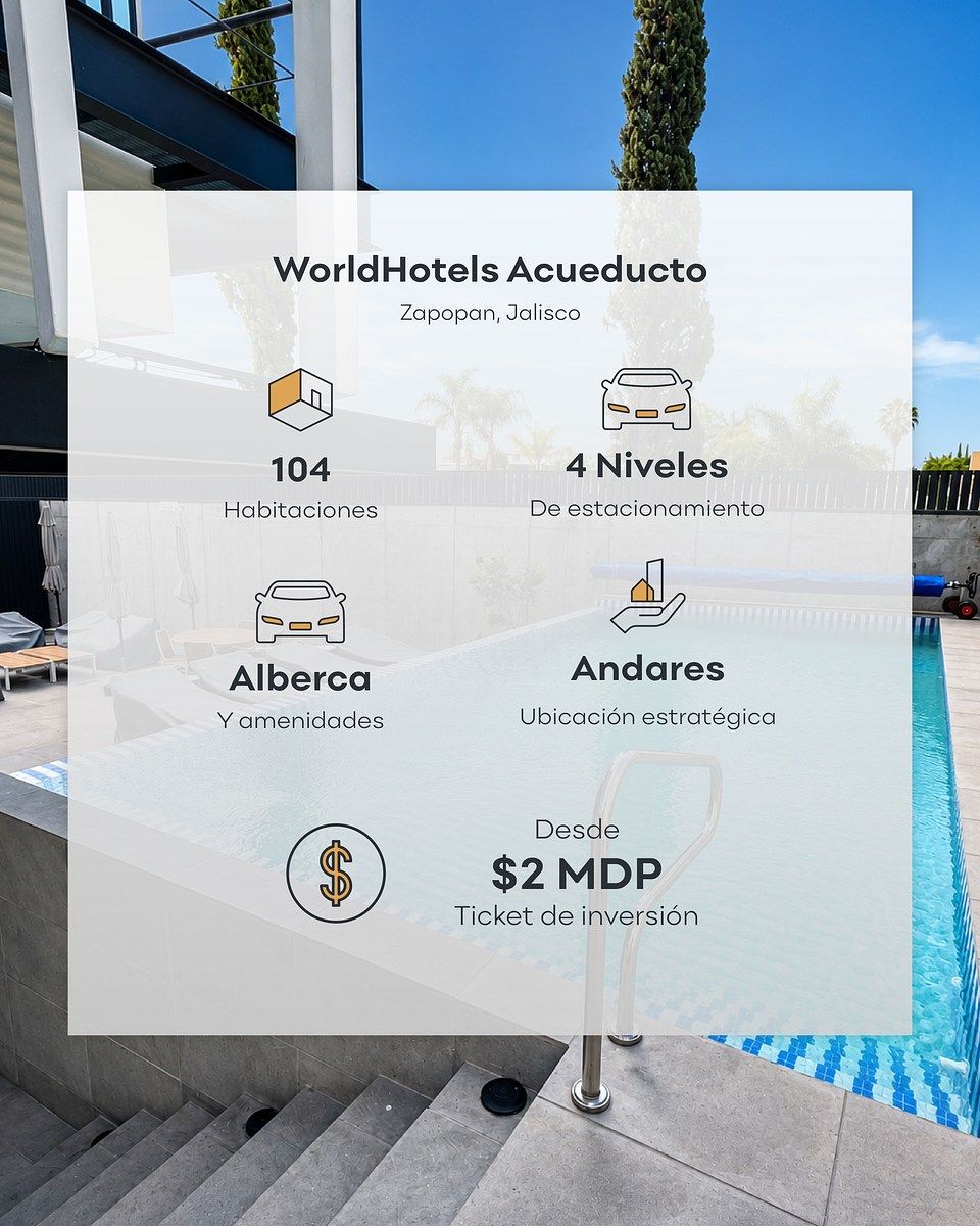 🏨✨ WORLDHOTELS ACUEDUCTO | INVIERTE EN EL FUTURO DE LA HOSPITALIDAD - foto 2