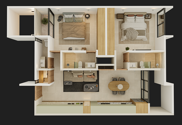 Apartamento em Temozón Norte, Mérida, foto 12 de 14