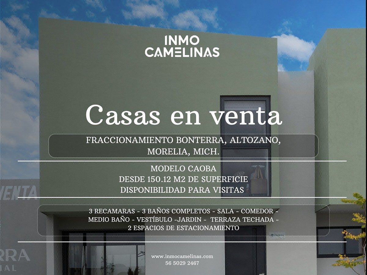 Houses for Sale in Bonterra Subdivision in Altozano, Morelia, Michoacán, photo 1 of 12