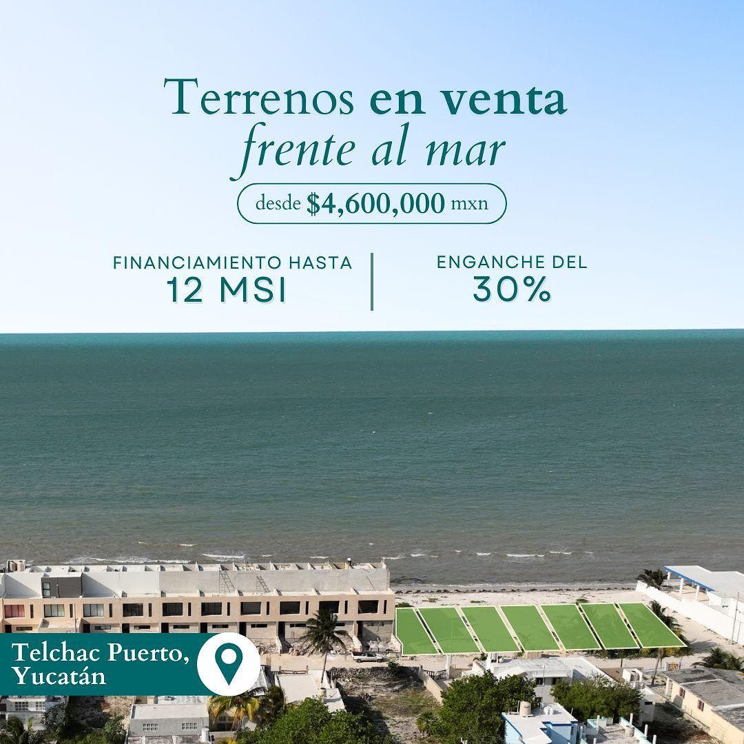 Terreno Azul Telchac Frente ao Mar à Venda em Telchac Puerto, foto 1 de 10
