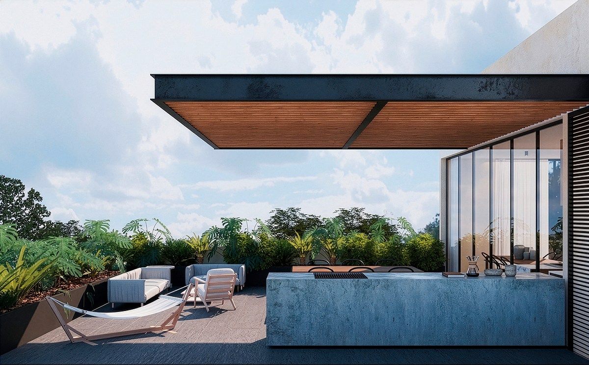 DEPARTAMENTO EN VENTA EN MERIDA, YUCATAN EN KAAX, TEMOZON NTE MOD. PH - foto 5