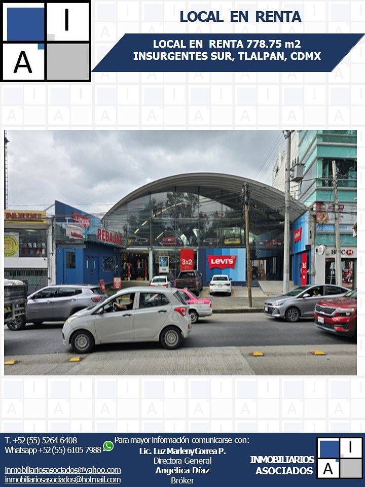 COMMERCIAL SPACE FOR RENT! AV. INSURGENTES SUR, TLALPAN, CDMX, photo 1 of 7