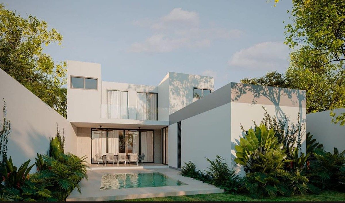 Venta de Casa con Aleberca en Privada Residencial con Amenidades, Merida.